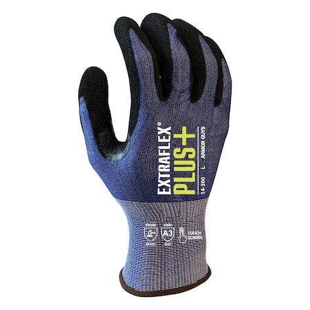 Armor Guys Cut Resistant Gloves, Cut Level A3 , HCT MicroFoam Nitrile Palm , L 12 PK 14-300-L